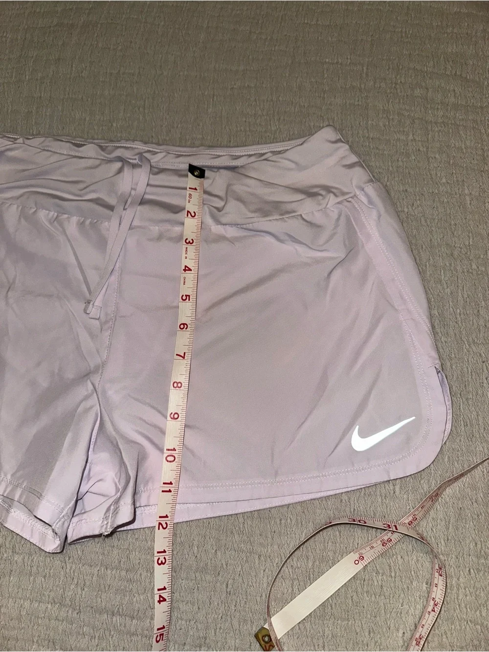 Nike Women's Light Lavender Drawcord Athletic Shorts
